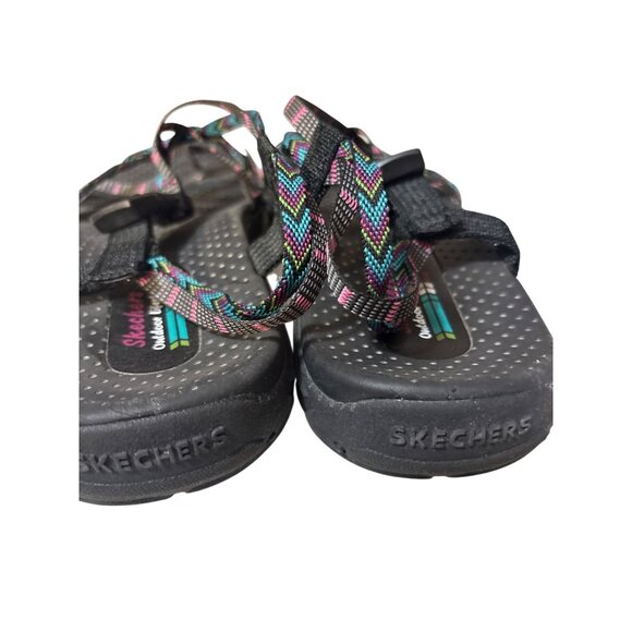 Skechers Womens Outdoor Sandals Size 9 Multi-Color Strappy With Buckle - Picture 4 of 5